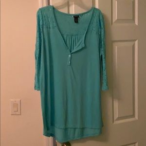 Teal Torrid shirt size 2